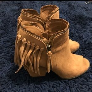 Suede Booties